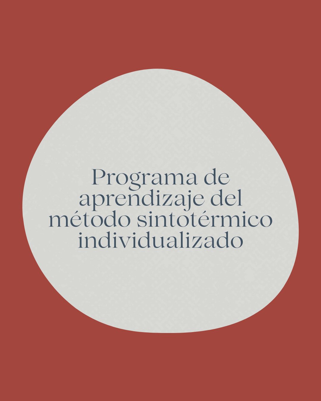 Programa de Método Sintotérmico - clases privadas - Entre Ciclos