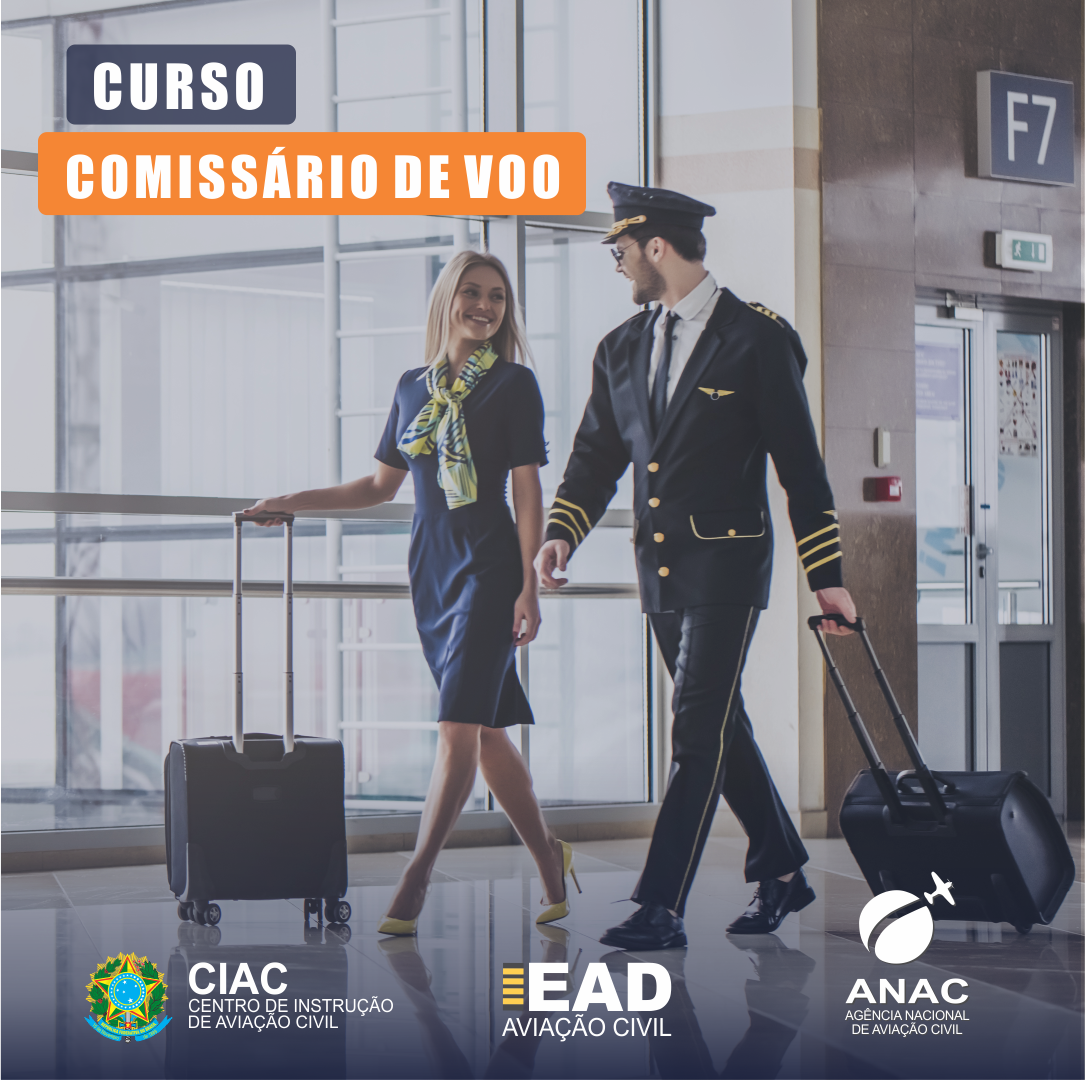 Curso Teórico de Comissário(a) de Voo