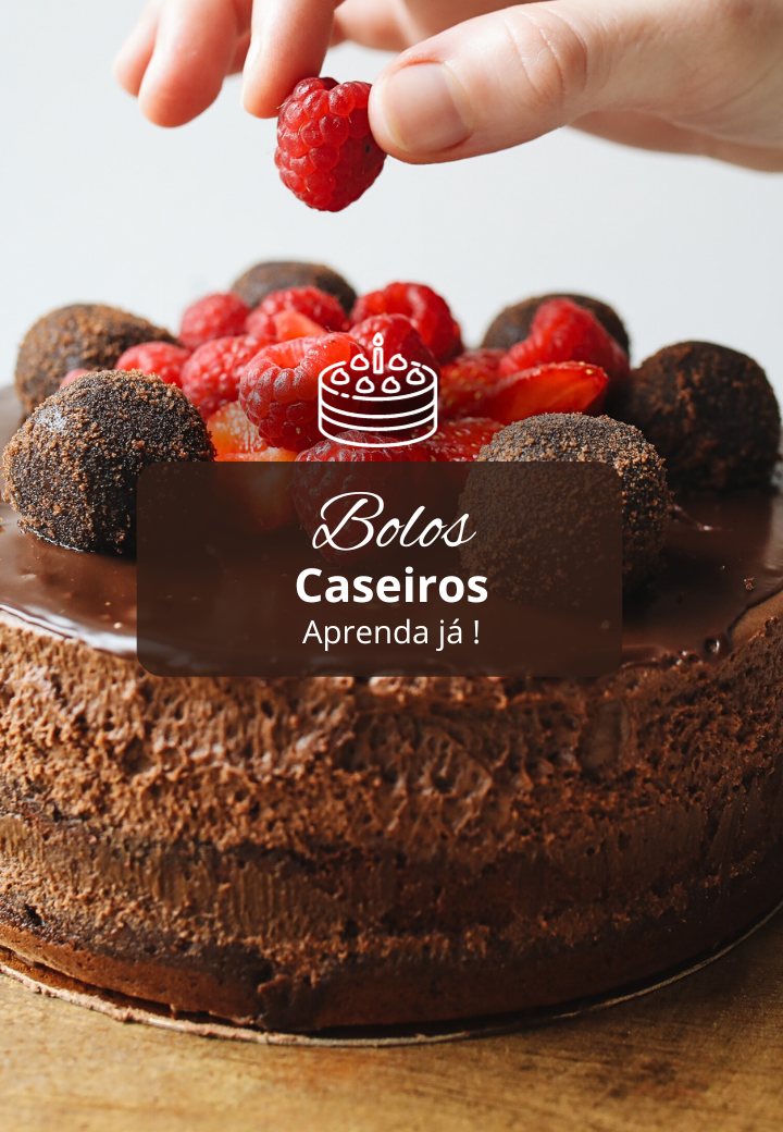 Imagem de capa para o Curso online Bolo Caseiros