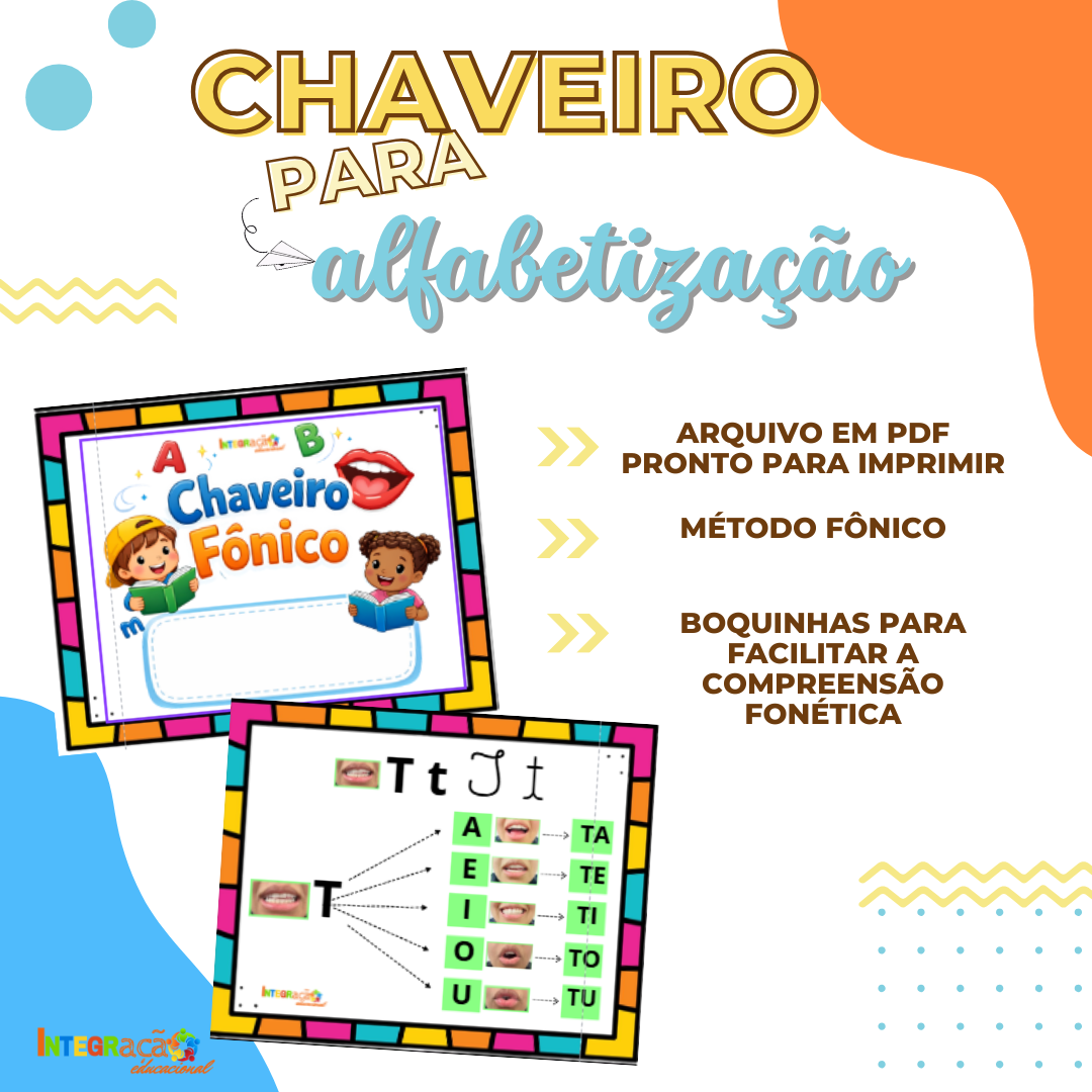 Chaveiro Fônico - Integração Educacional | Hotmart