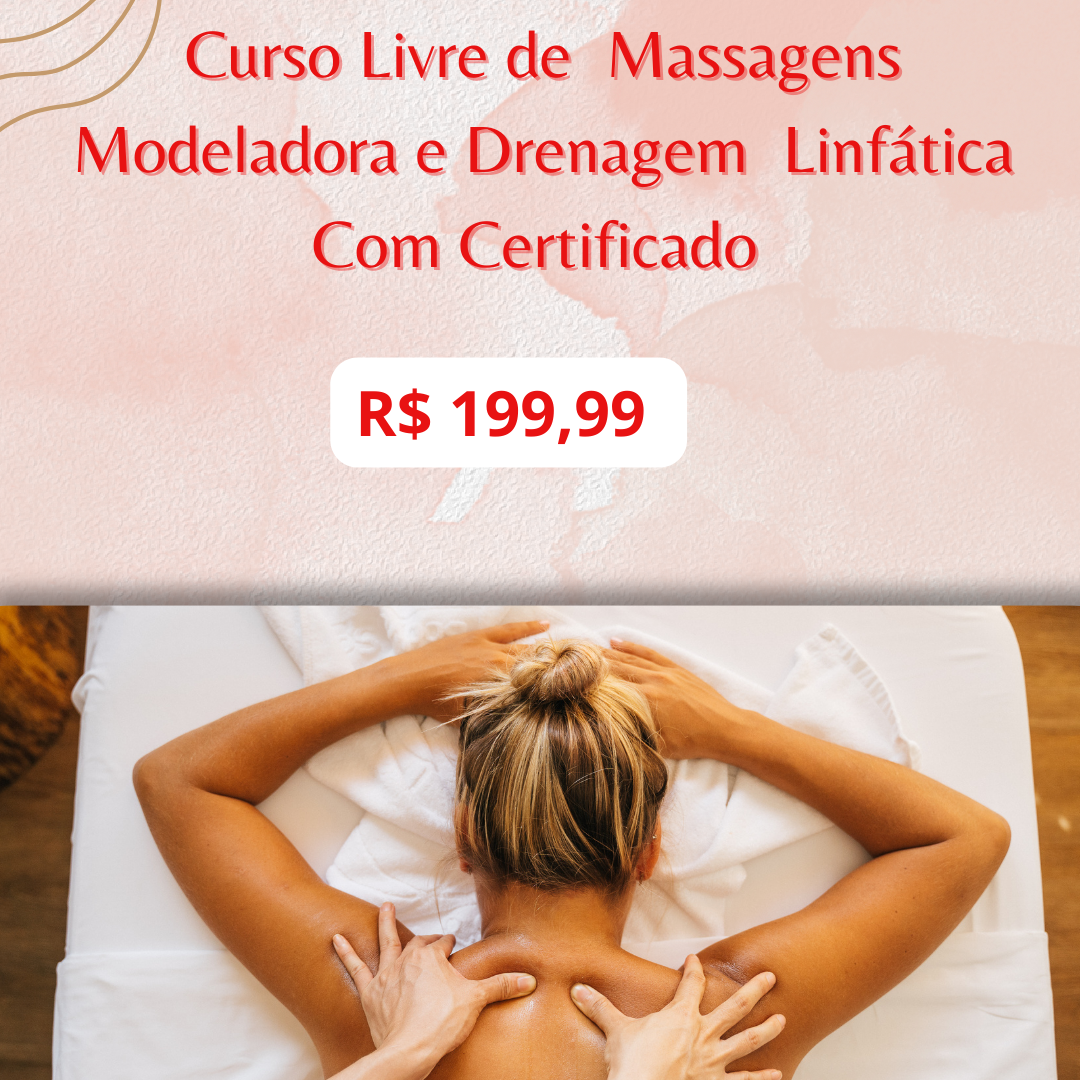 Curso de Massagens Modeladora e Drenagem Linfática - By Nati | Hot...