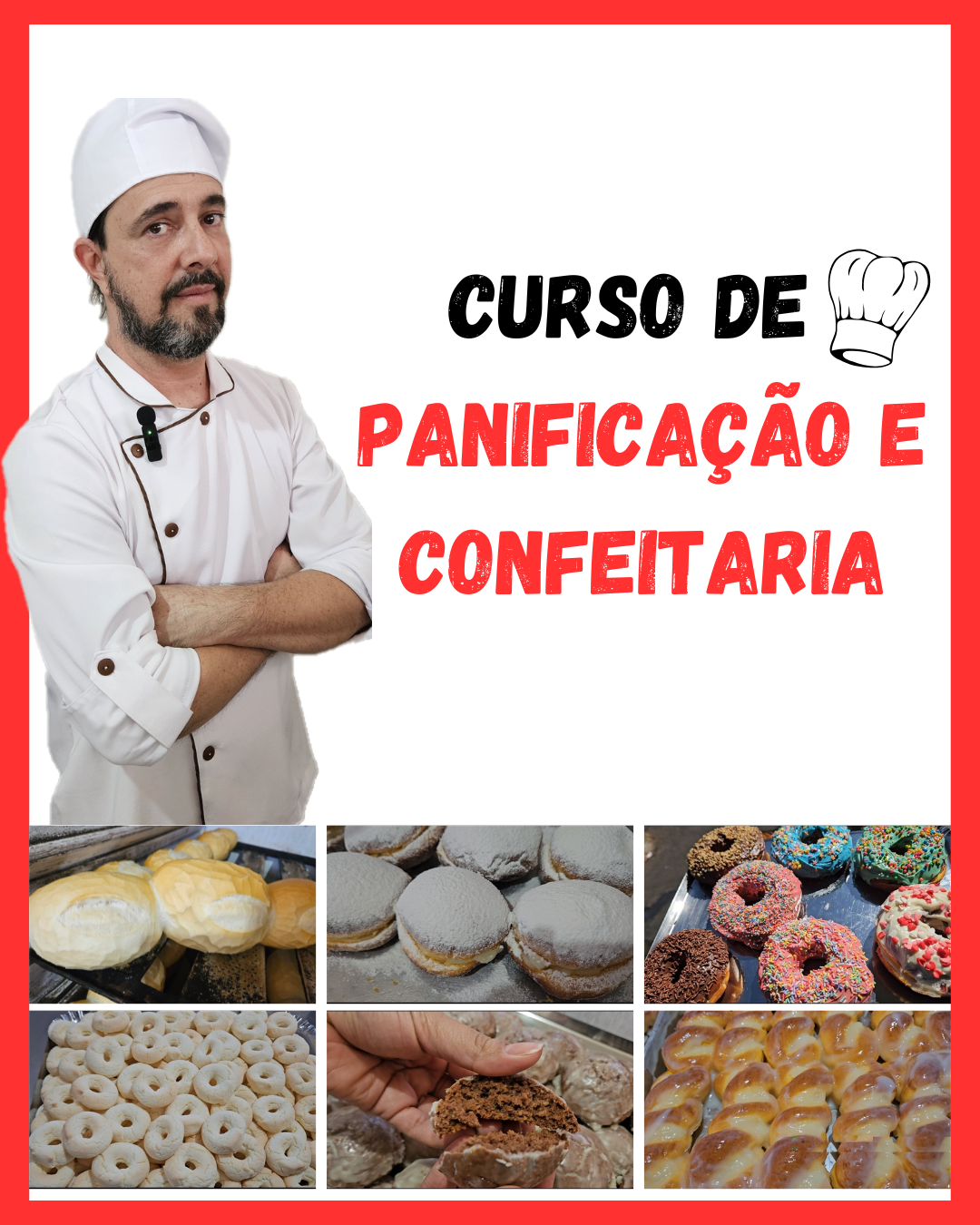 Curso de Panificação e Confeitaria