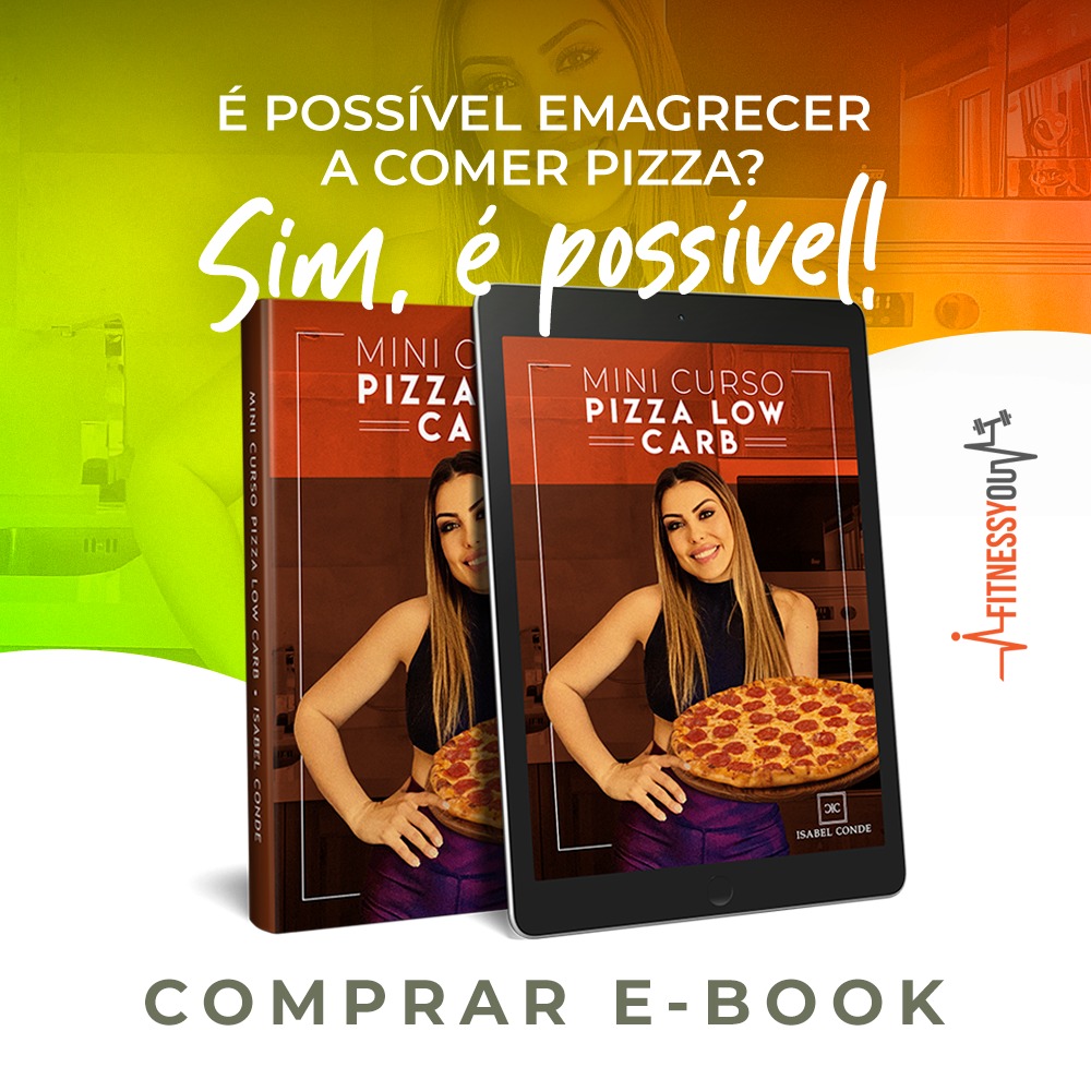 Imagem de capa para o Ebook Mini Curso Pizza Low Carb
