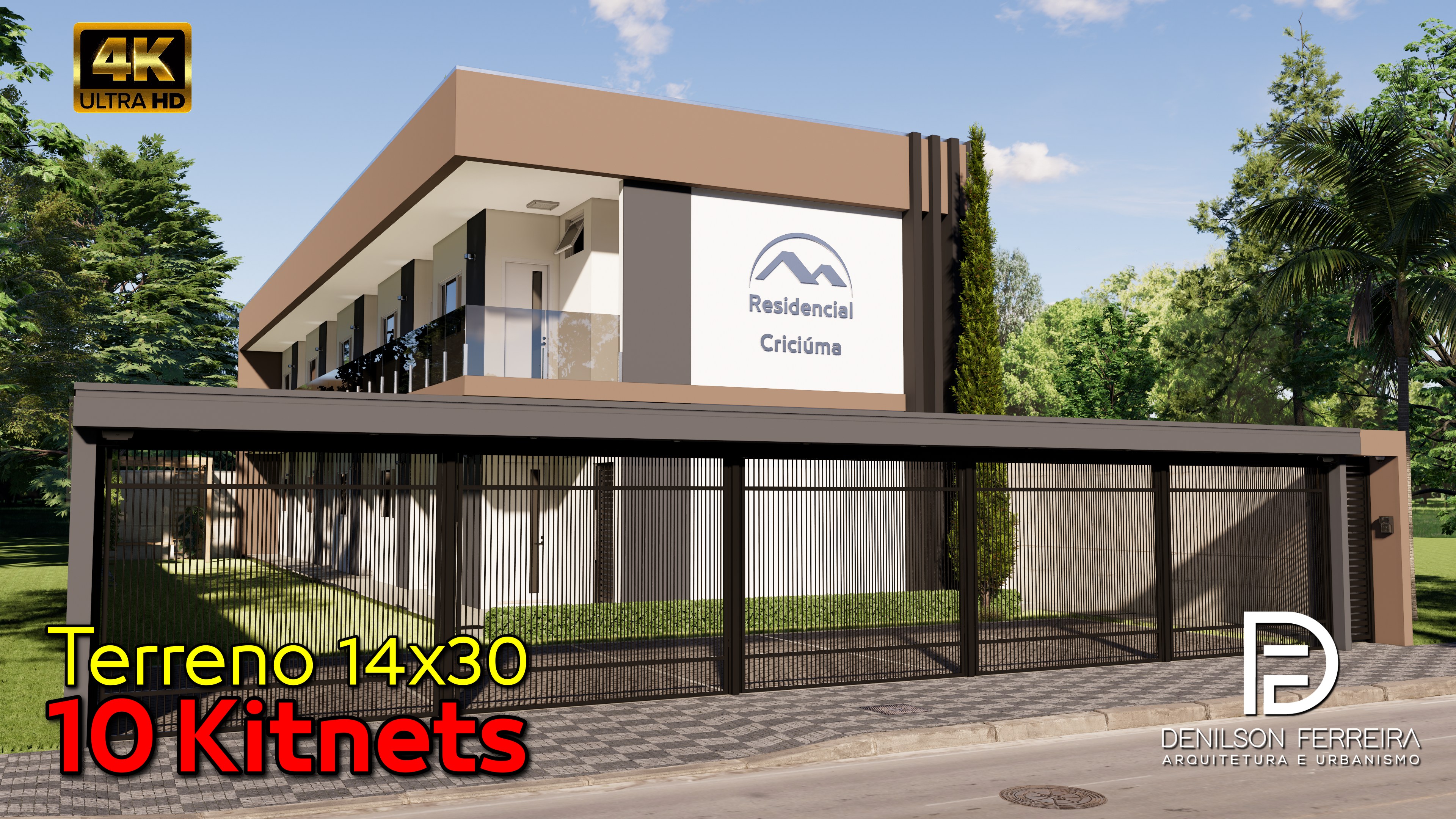 Projeto Incrível: 10 Kitnets em Terreno 14x30 - Denilson Ferreira