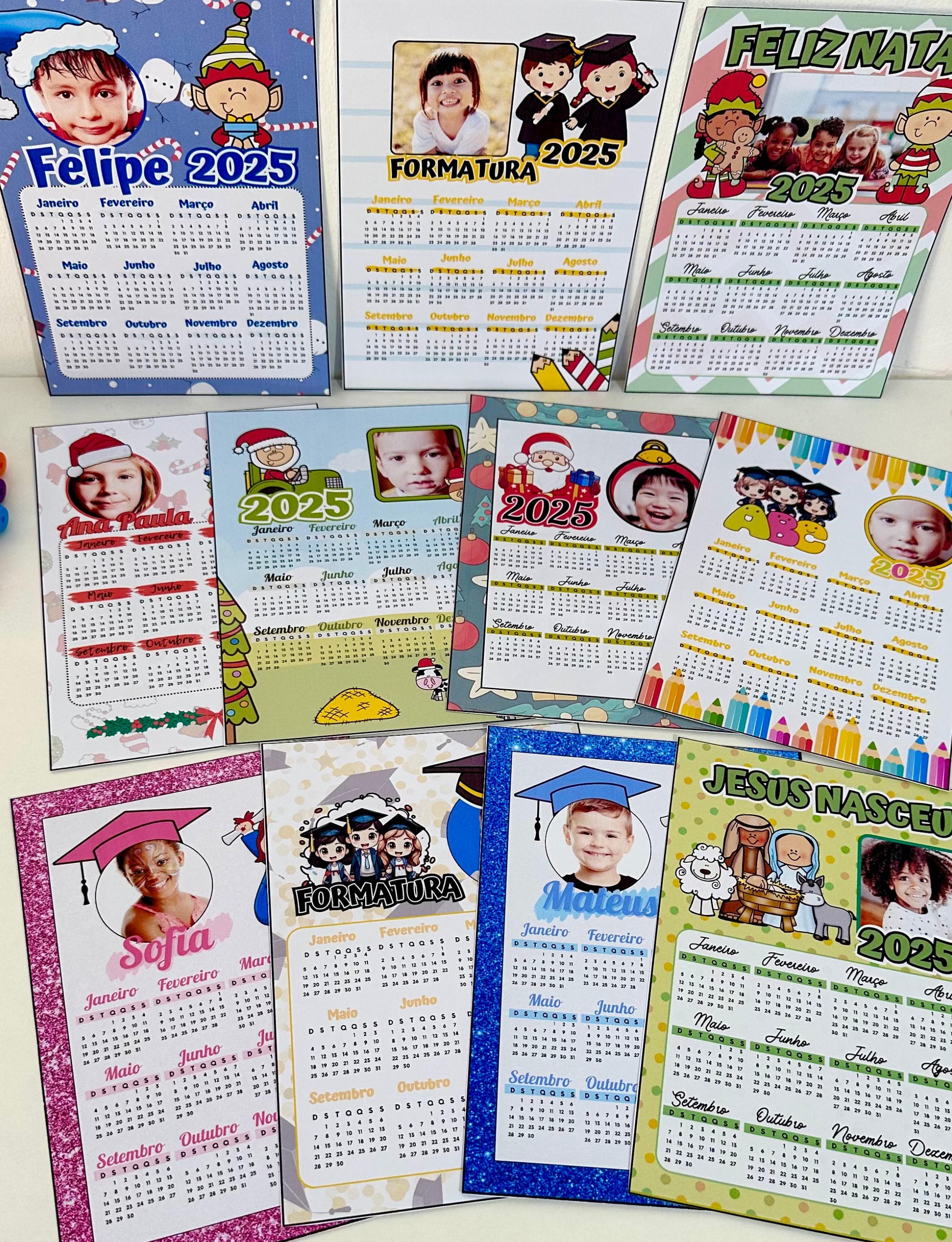 Calendário 2025 com Foto