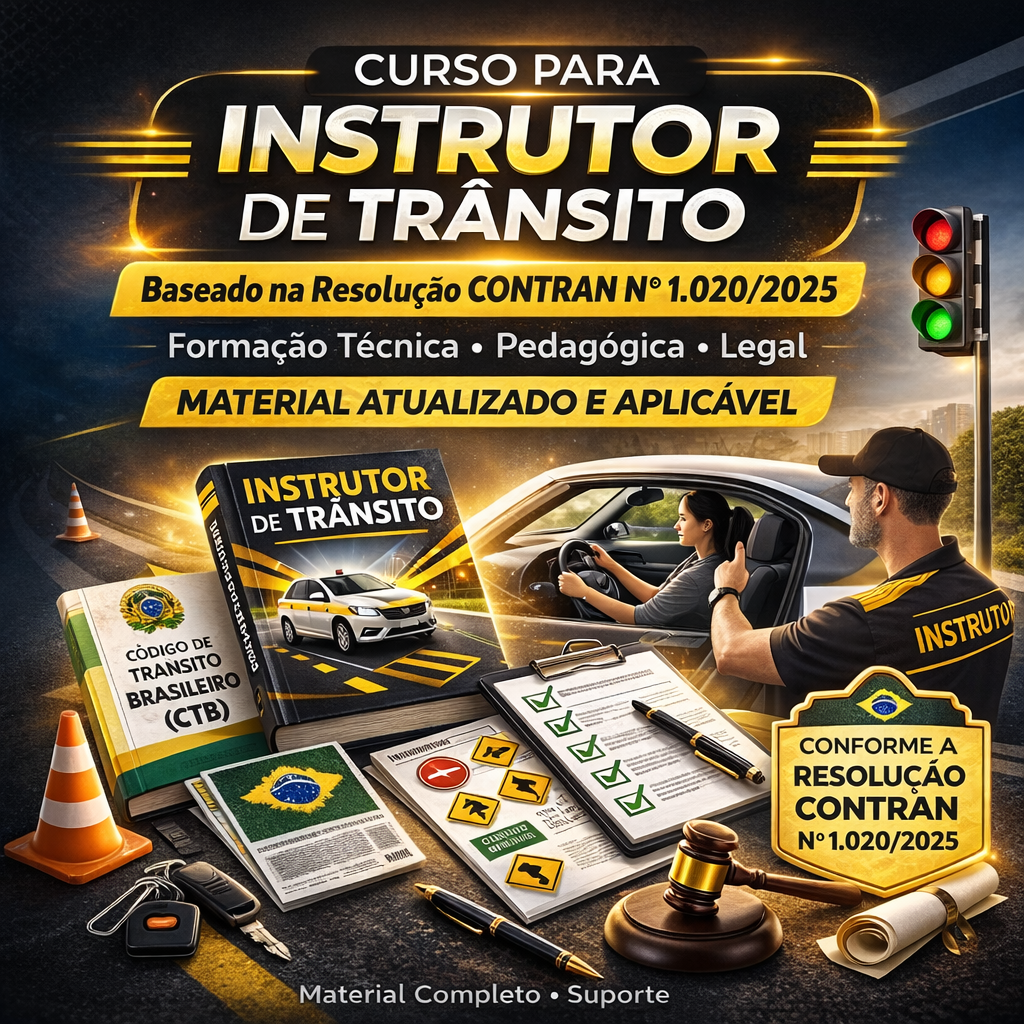 Guia Completo Para Instrutor de Trânsito - CURSO FÁCIL DE PORTARIA ...