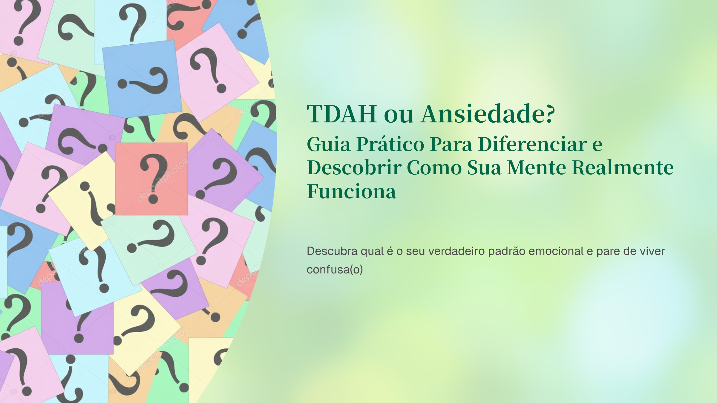 TDAH ou Ansiedade? Mapa Prático Para Diferenciar e Descobrir Como S...