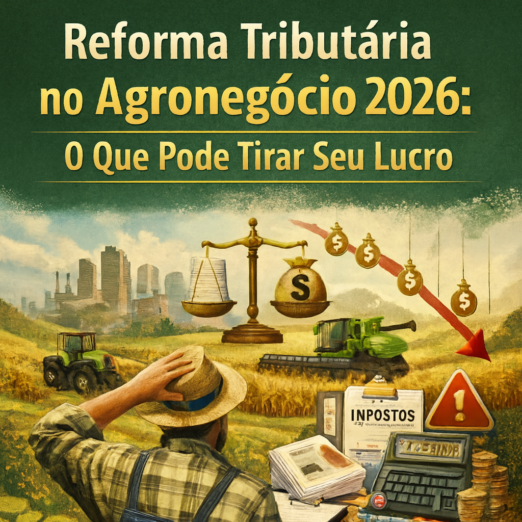 Reforma Tributária no Agronegócio 2026 - O que pode tirar o seu lucro
