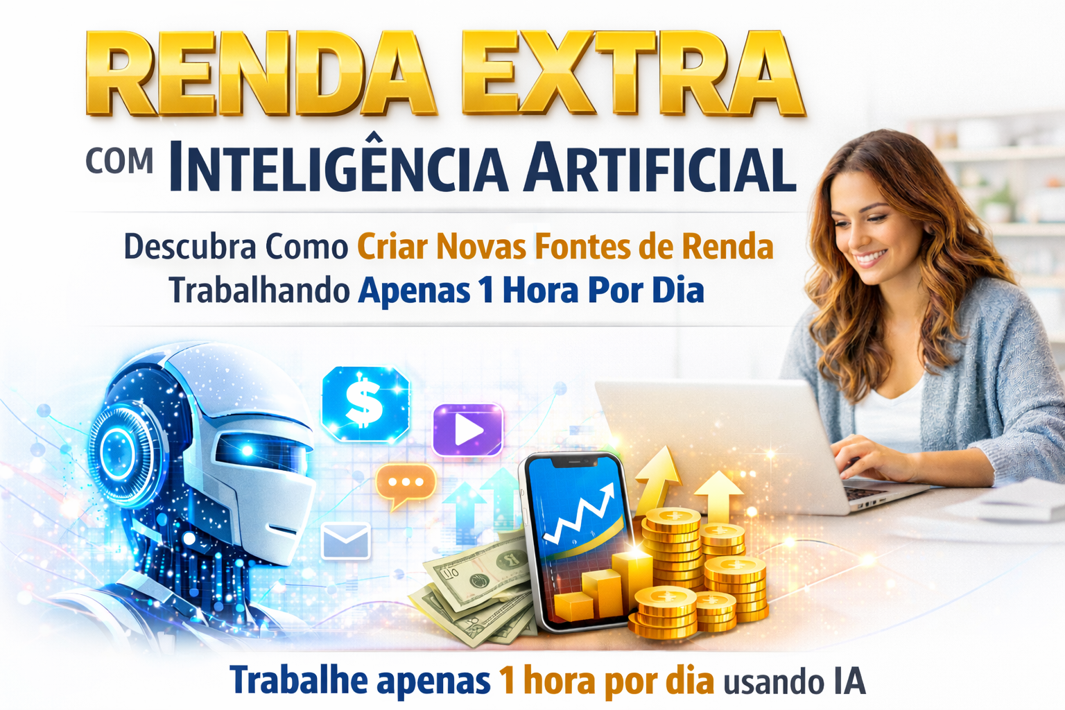 Descubra Como Criar Novas Fontes de Renda Trabalhando Apenas 1 Hora...