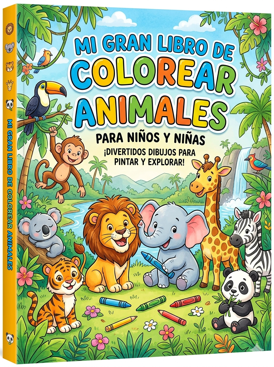 Libro para colorear de animales | Hotmart