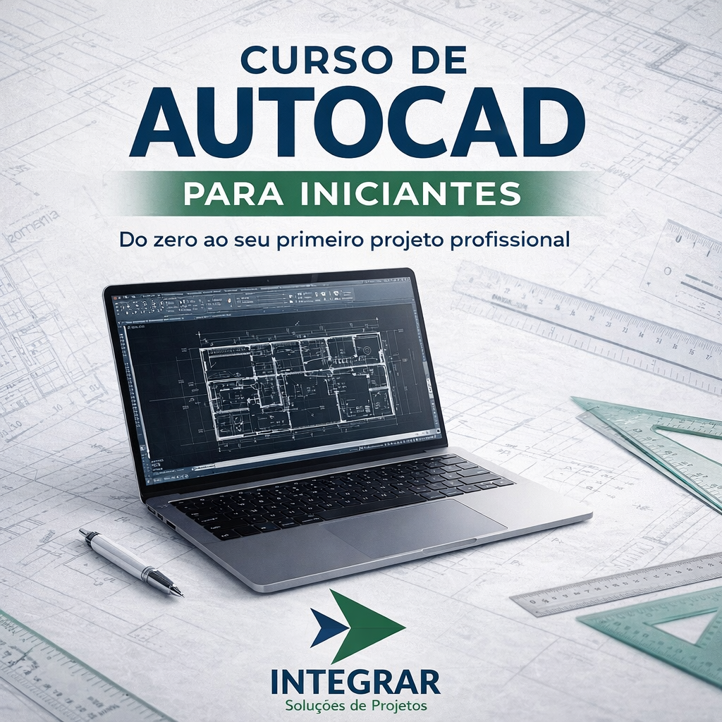 Curso AutoCAD para Iniciantes – Do Zero ao Seu Primeiro Projeto