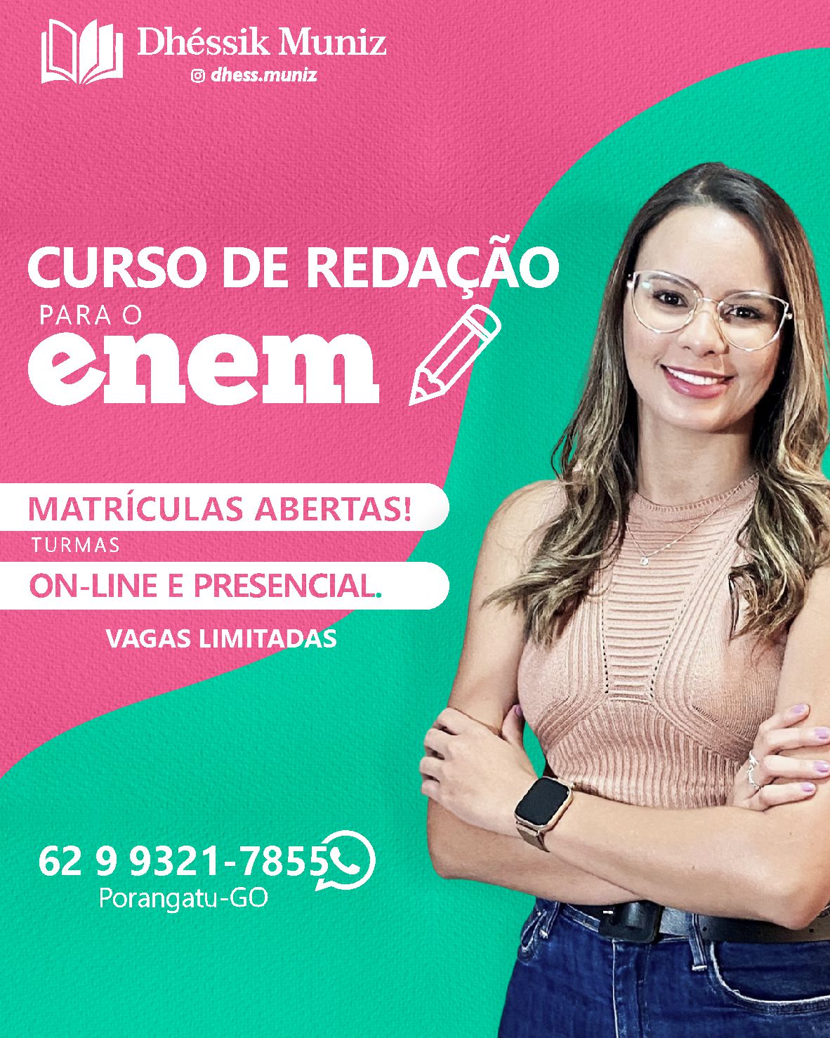 Curso de Redação - Enem - Dhéssik Lorrane Costa Muniz | Hotmart