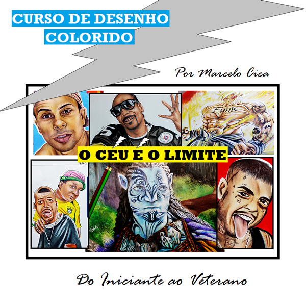 Curso de desenho à Cores - O Céu é o Limite