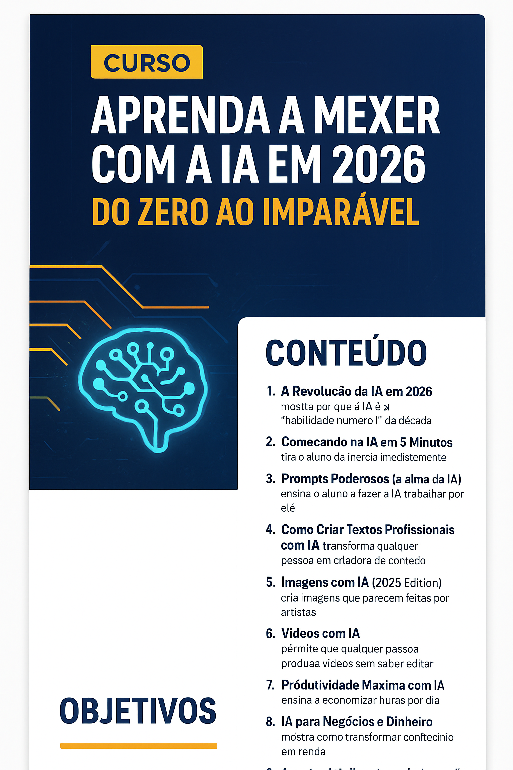 APRENDA A MEXER COM IA EM 2026-DO ZERO AO TOPO | Hotmart