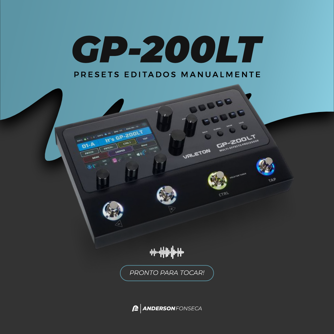 VALETON GP200LT // PRESETS - Anderson Fonseca | Hotmart