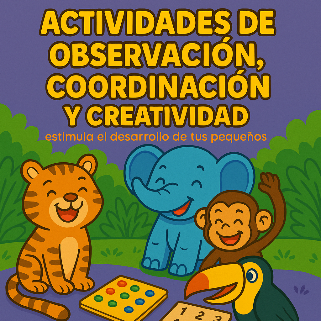 Mini Genios en Acción: Juegos de Observación y Creatividad - Bismar...