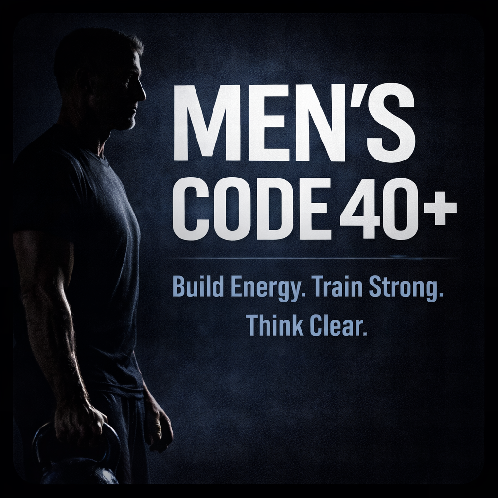 MEN’S CODE 40+ Sustainable Performance Guide for Men | Hotmart