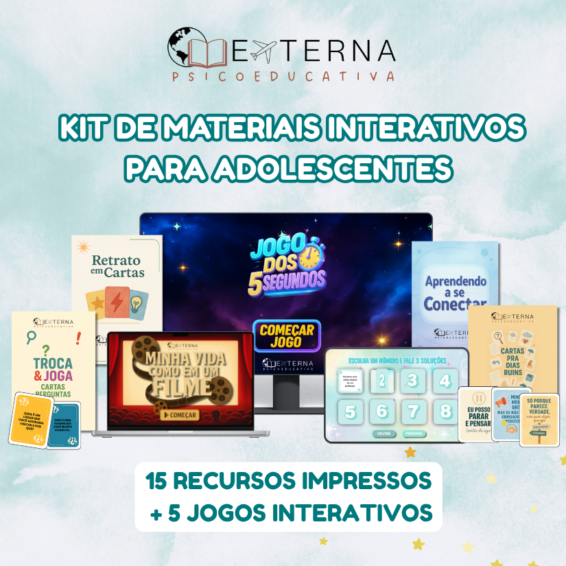 Kit de Materiais interativos para adolescentes – Jogos e Recursos