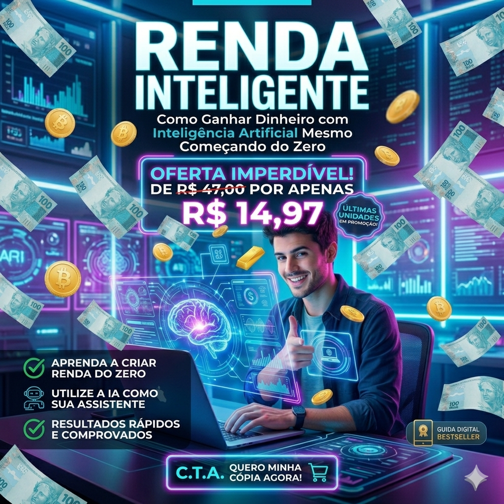 E-book Renda Extra com Inteligência Artificial