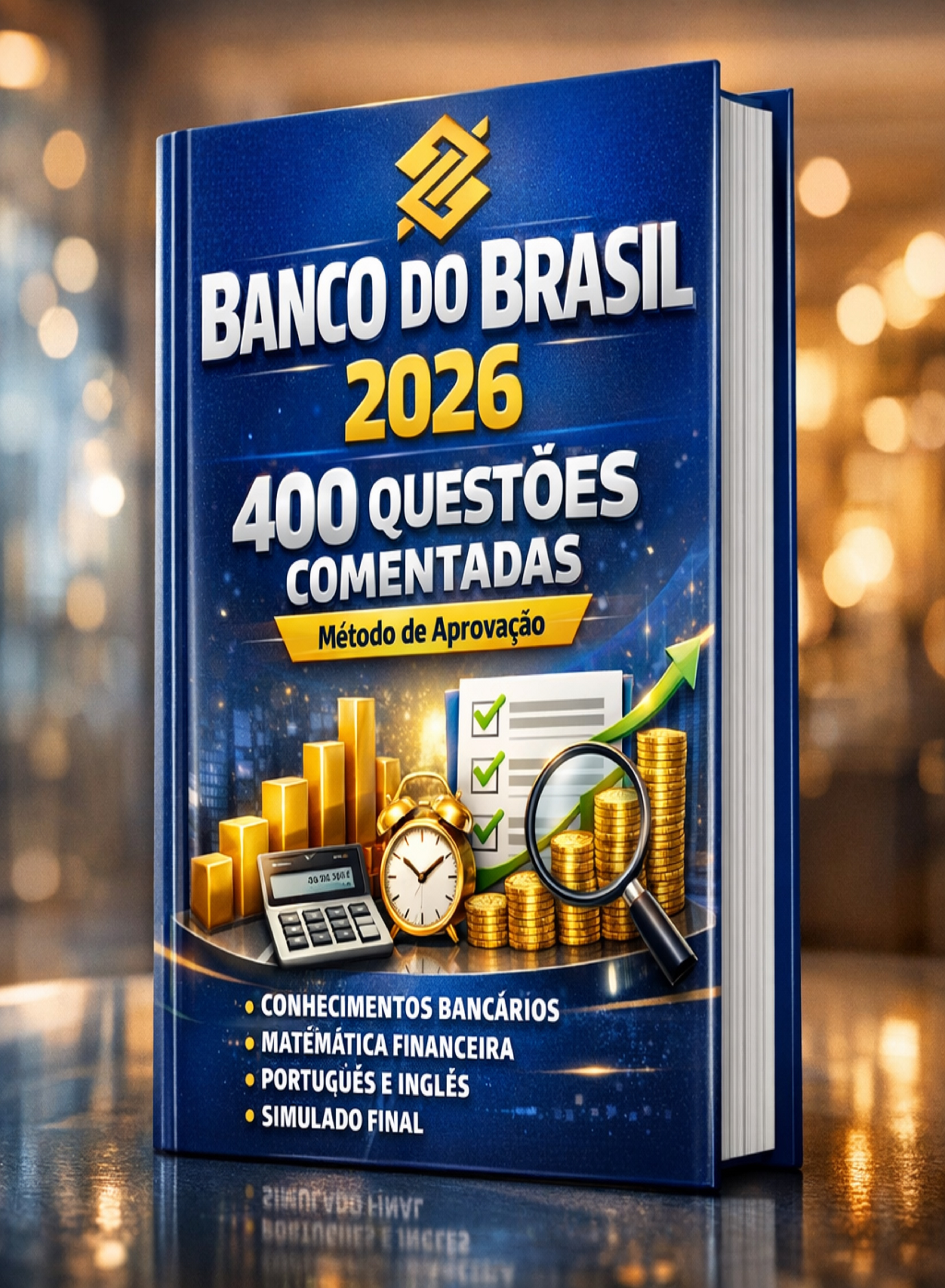 Banco do Brasil 2026: 400 Questões Comentadas com Método de Aprovação