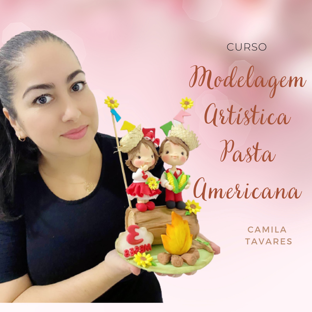 Modelagem Artística em Pasta Americana Camila Tavares Hotmart