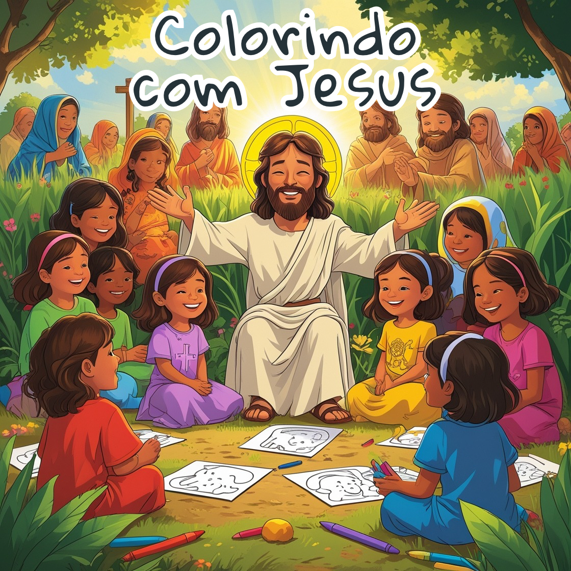 Colorindo com Jesus - Livro em PDF para impressão - Beatriz | Hotmart