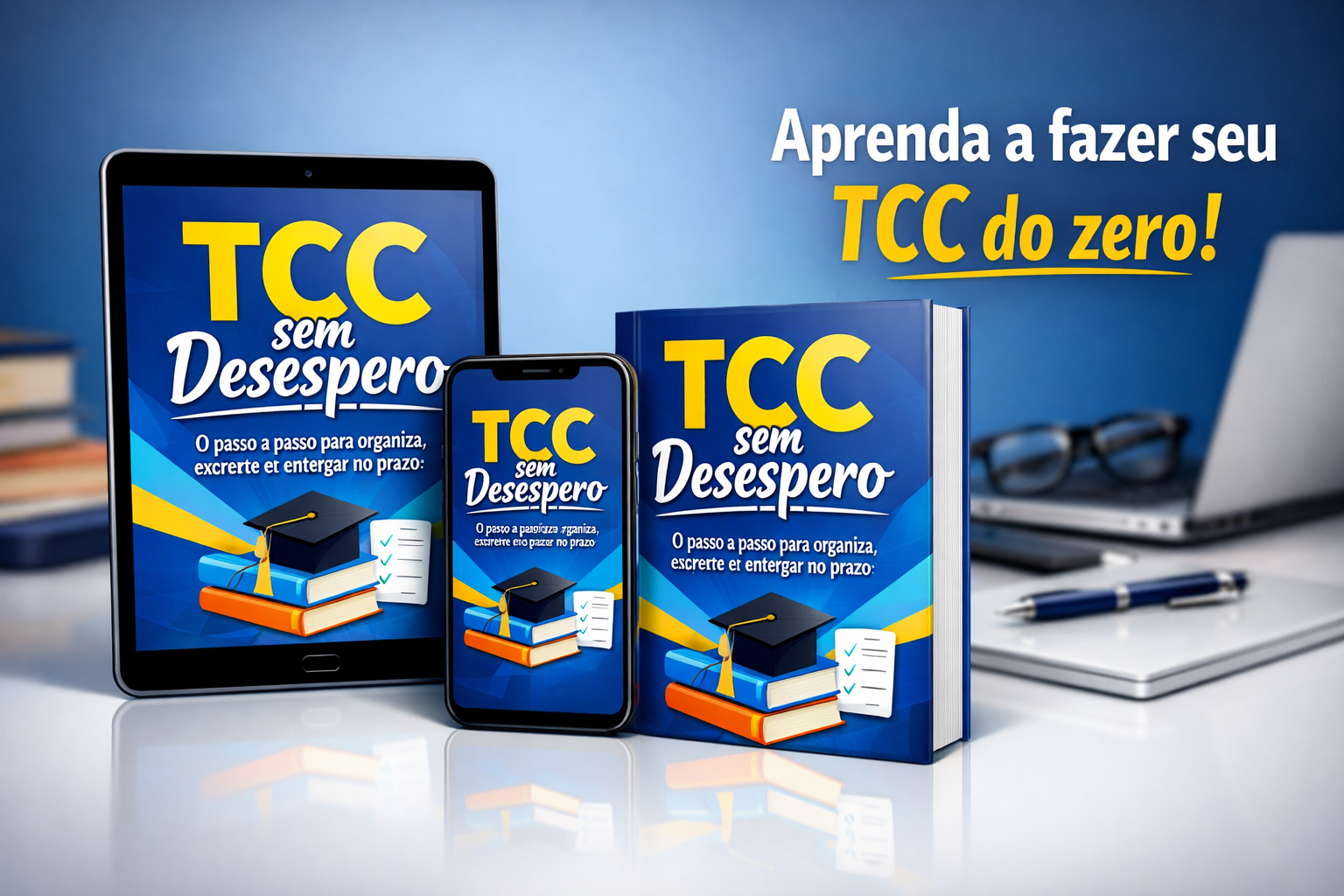 TCC sem Desespero: o passo a passo para organizar, escrever e entregar no prazo