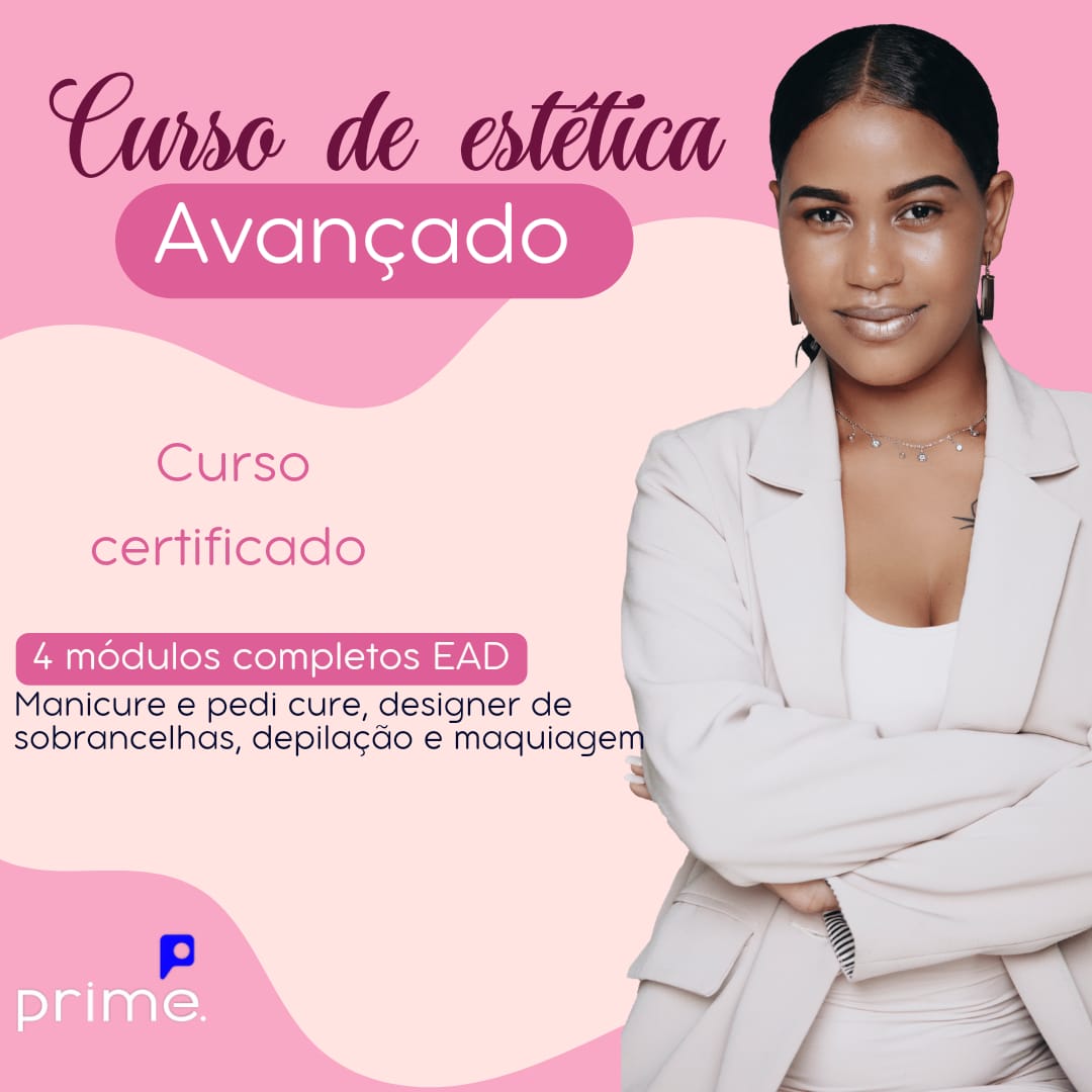 Curso de estetica com 4 em 1 - Prime cursos | Hotmart