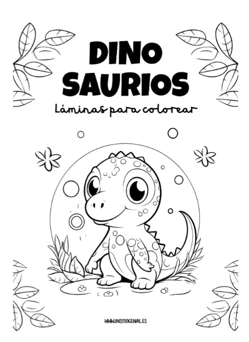 Paginas para colorear baby dinosaurios - MICHELLE ALEXANDRA ALMEIDA...