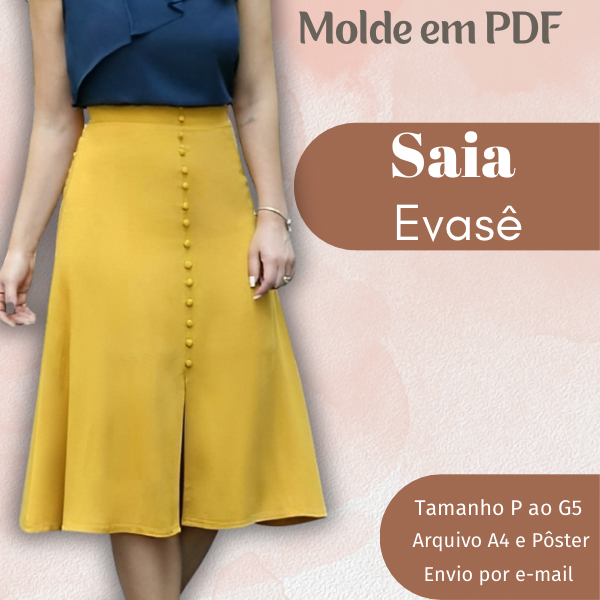 Best moldes de saias evase Shop
