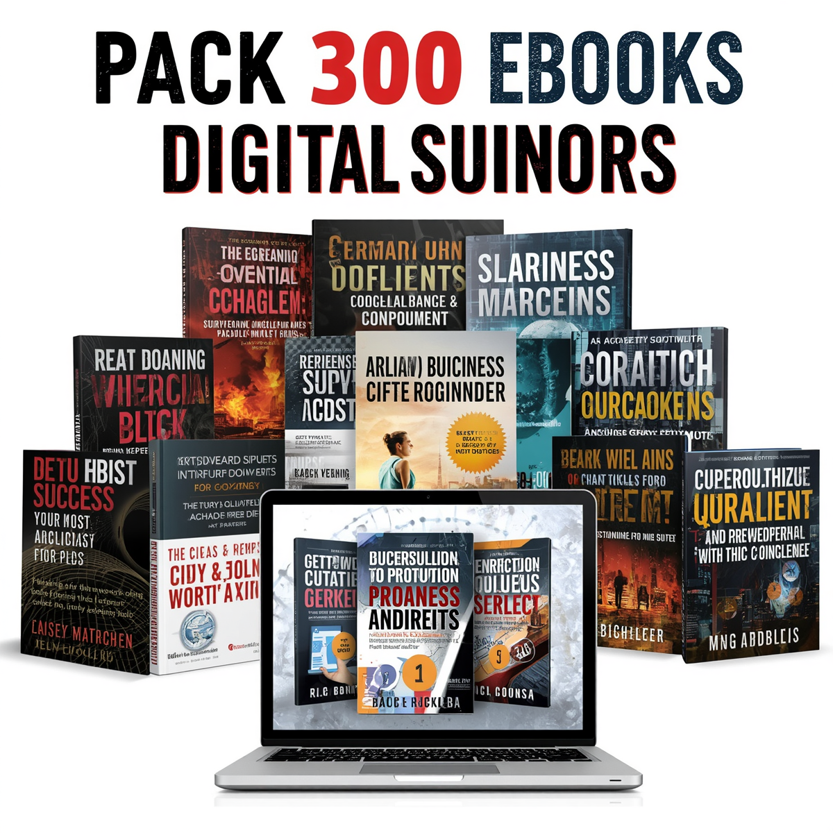 Descubre el Éxito Digital: 300 eBooks Listos para Usar