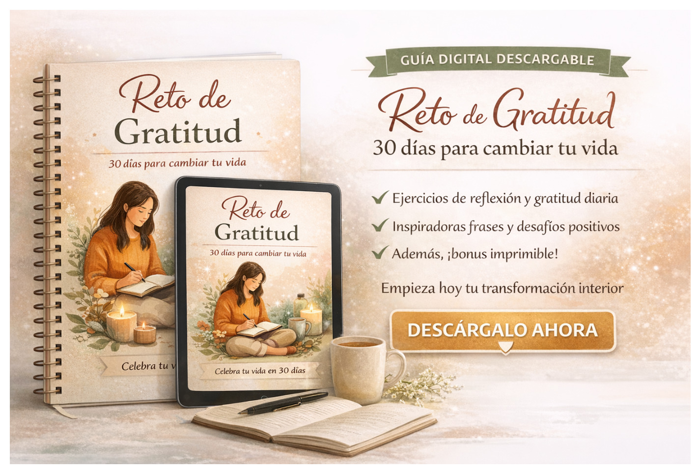 Reto de Gratitud: 30 días para cambiar tu vida
