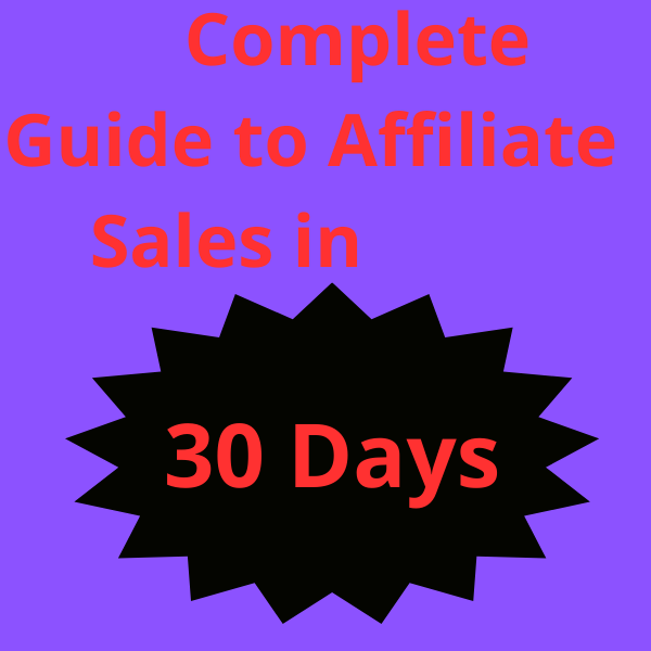 Complete Guide to Affiliate Sales in 30 Days
