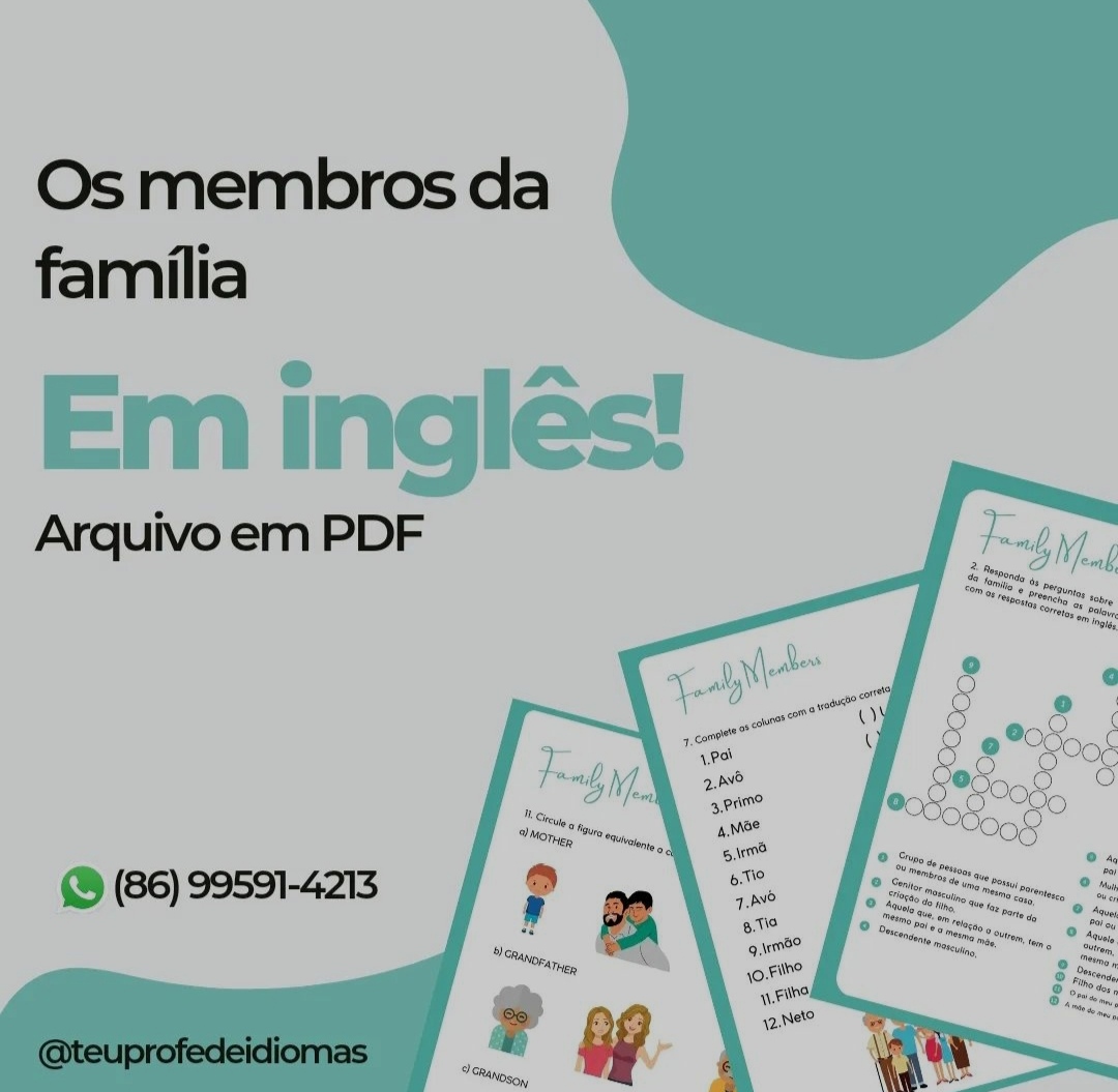 Atividades em inglês - Maria Eduarda Gomes da Silva | Hotmart