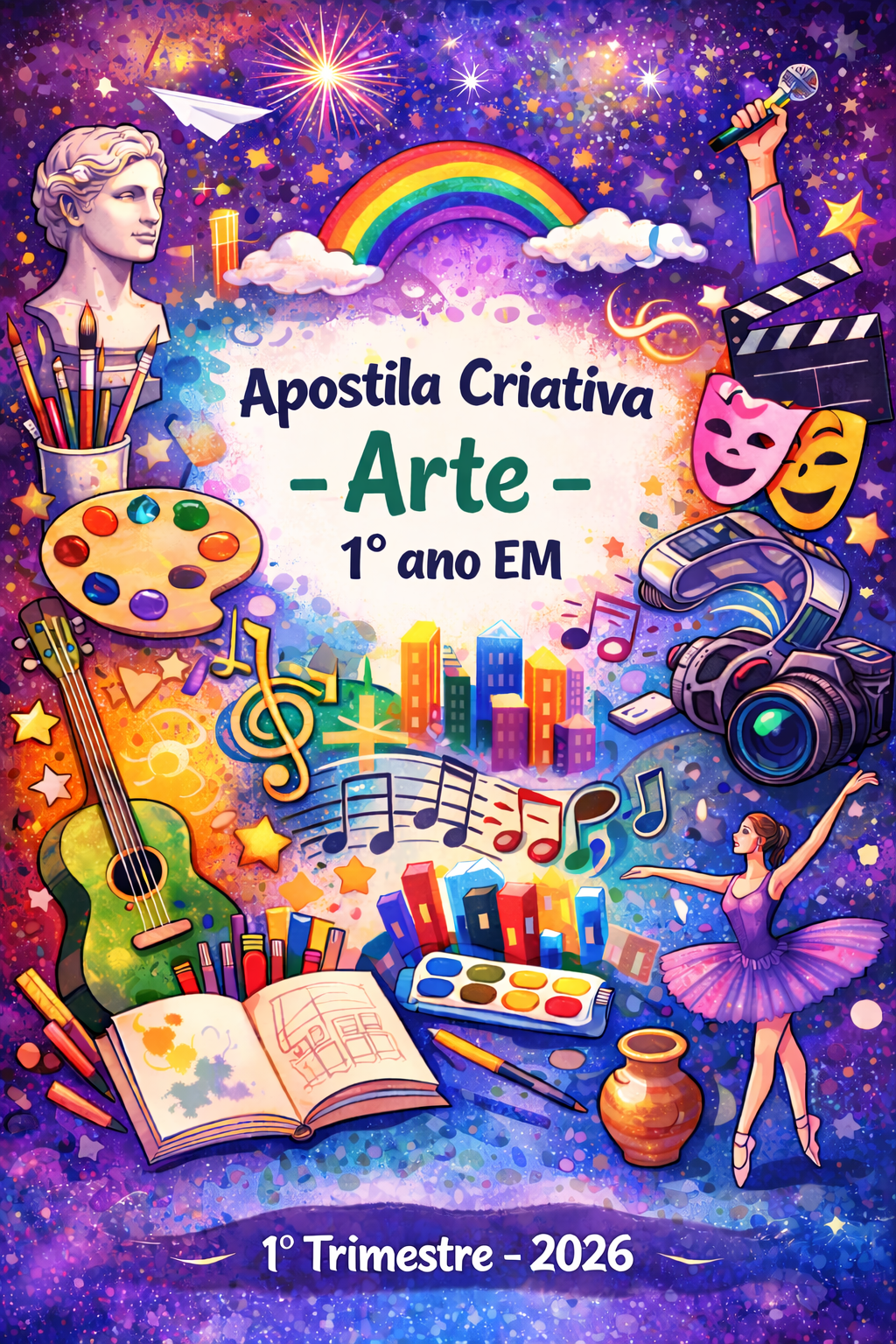 APOSTILAS CRIATIVAS DE ARTE 1º ANO EM 1º TRIM MG - Lilyan Karinne R...