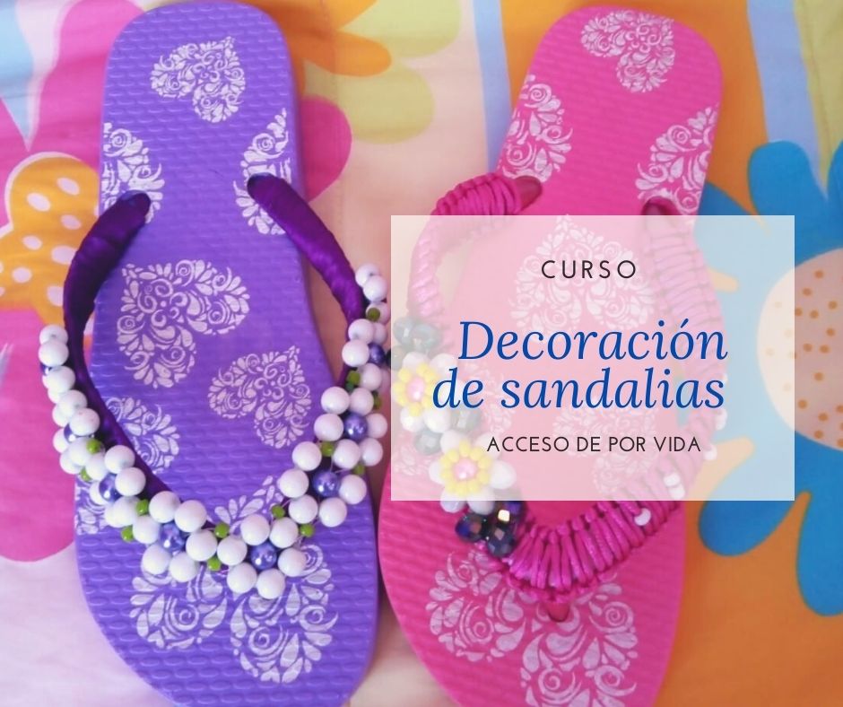 decoracion sandalias