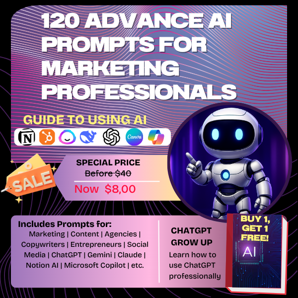 120 Advance AI Prompts for Marketing Professionals - Schulz Inc