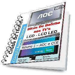 Dicas de reparos em televisores de LCD e LED AOC e CCE volume 1 Livrodicasvol1