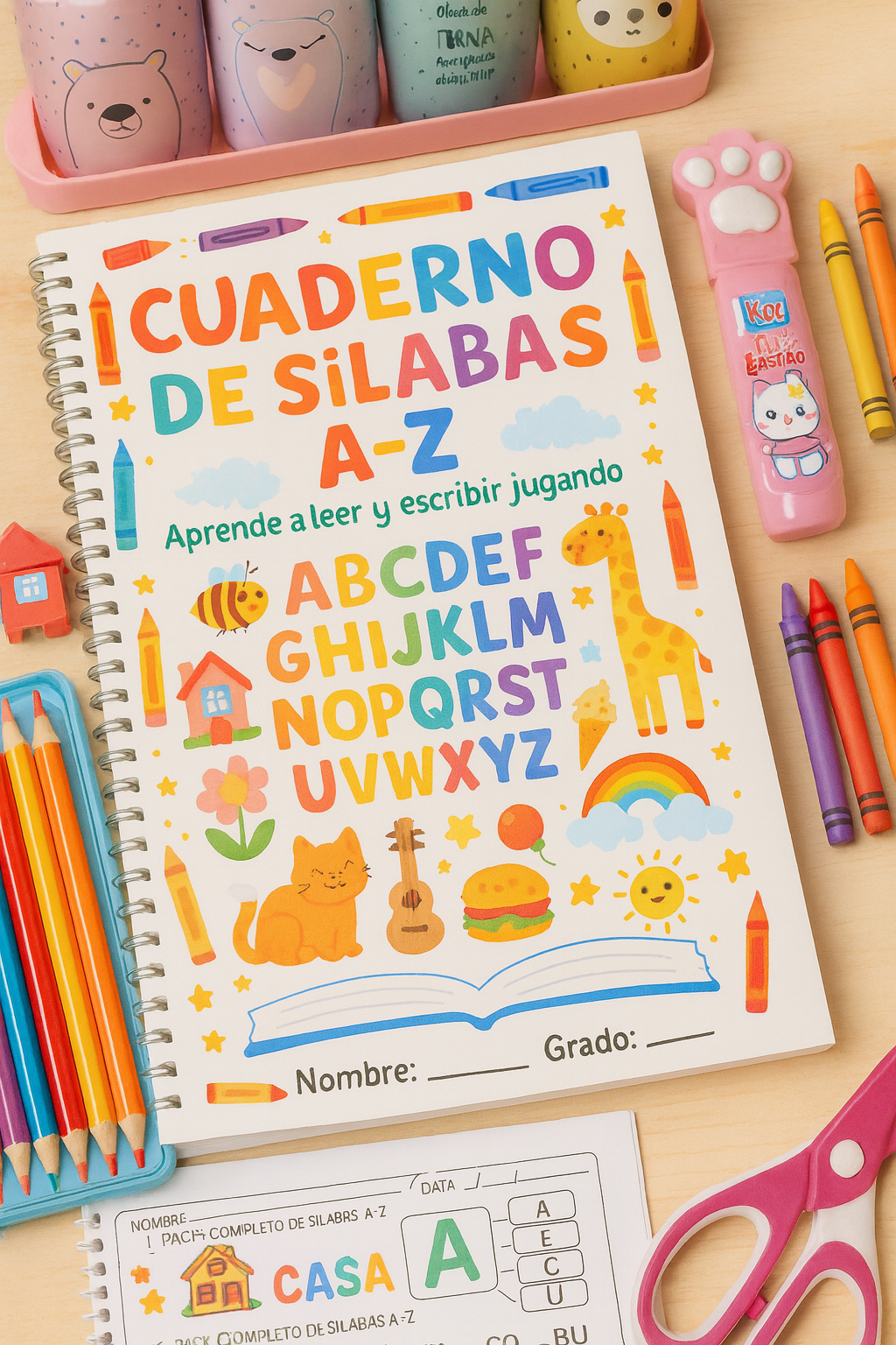Libro de Sílabas A–Z: Aprende a leer jugando - Nexus - Media Growth...