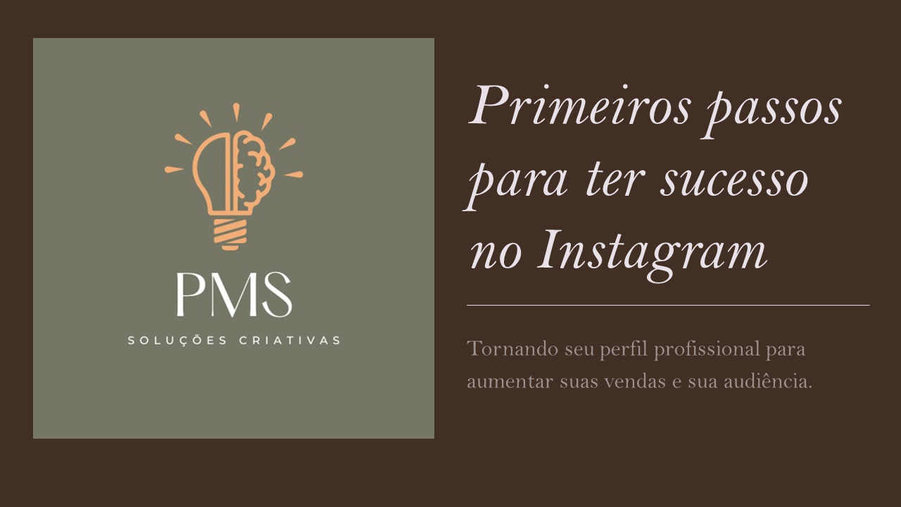 Primeiros Passos para Ter Sucesso no Instagram - Paula Menezes e Si...