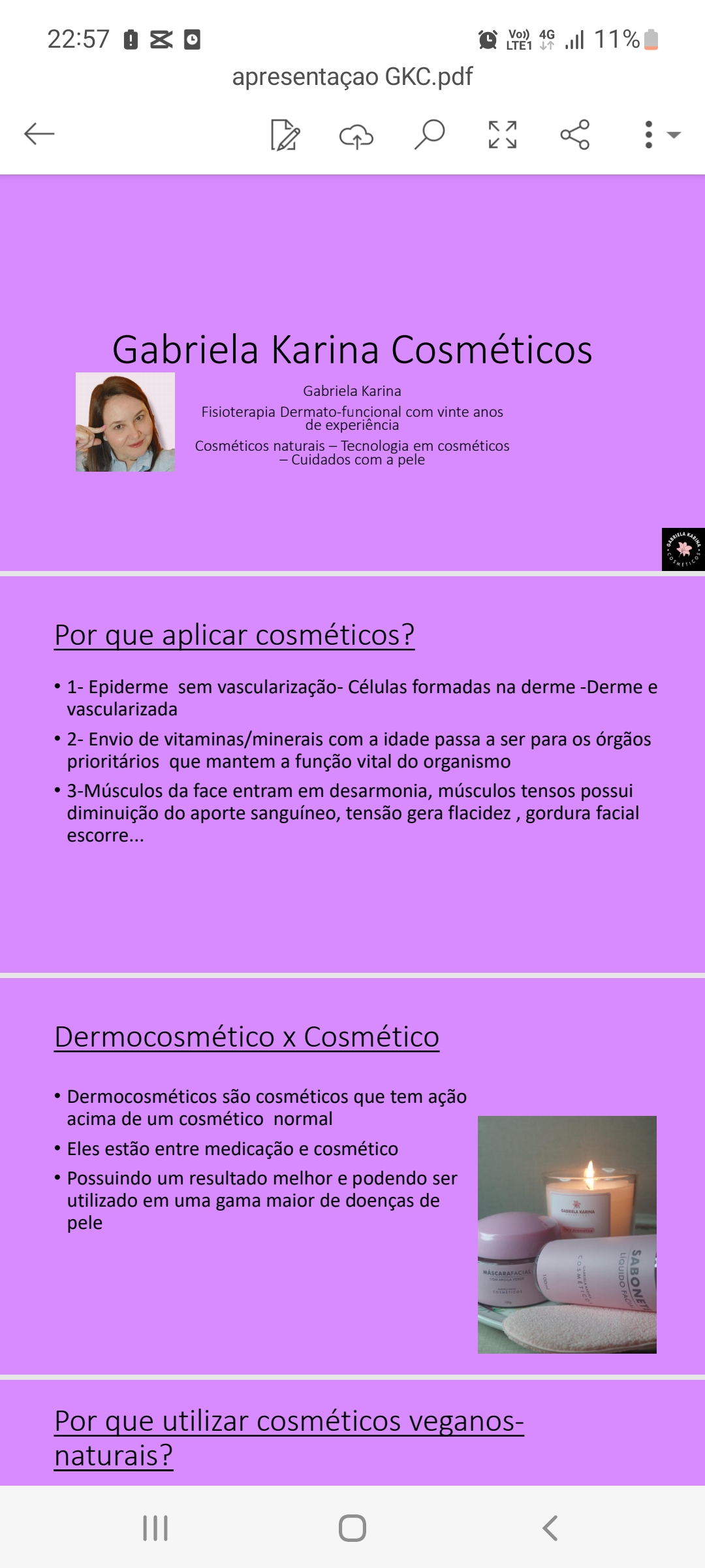 Cosméticos Gabriela Karina