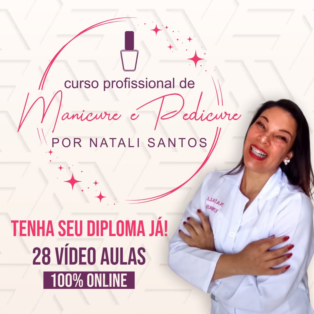 Imagem de capa para o Curso online Curso profissional de manicure e pedicure  por Natali santos