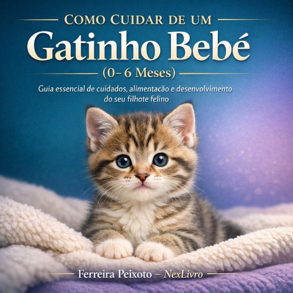 Como Cuidar de um Gatinho Bebê (0–6 Meses) Guia Completo de Alimentação, Saúde, Higiene e Desenvolvimento para Gatos Filhotes – Manual Prático para Novos Donos de Gatos