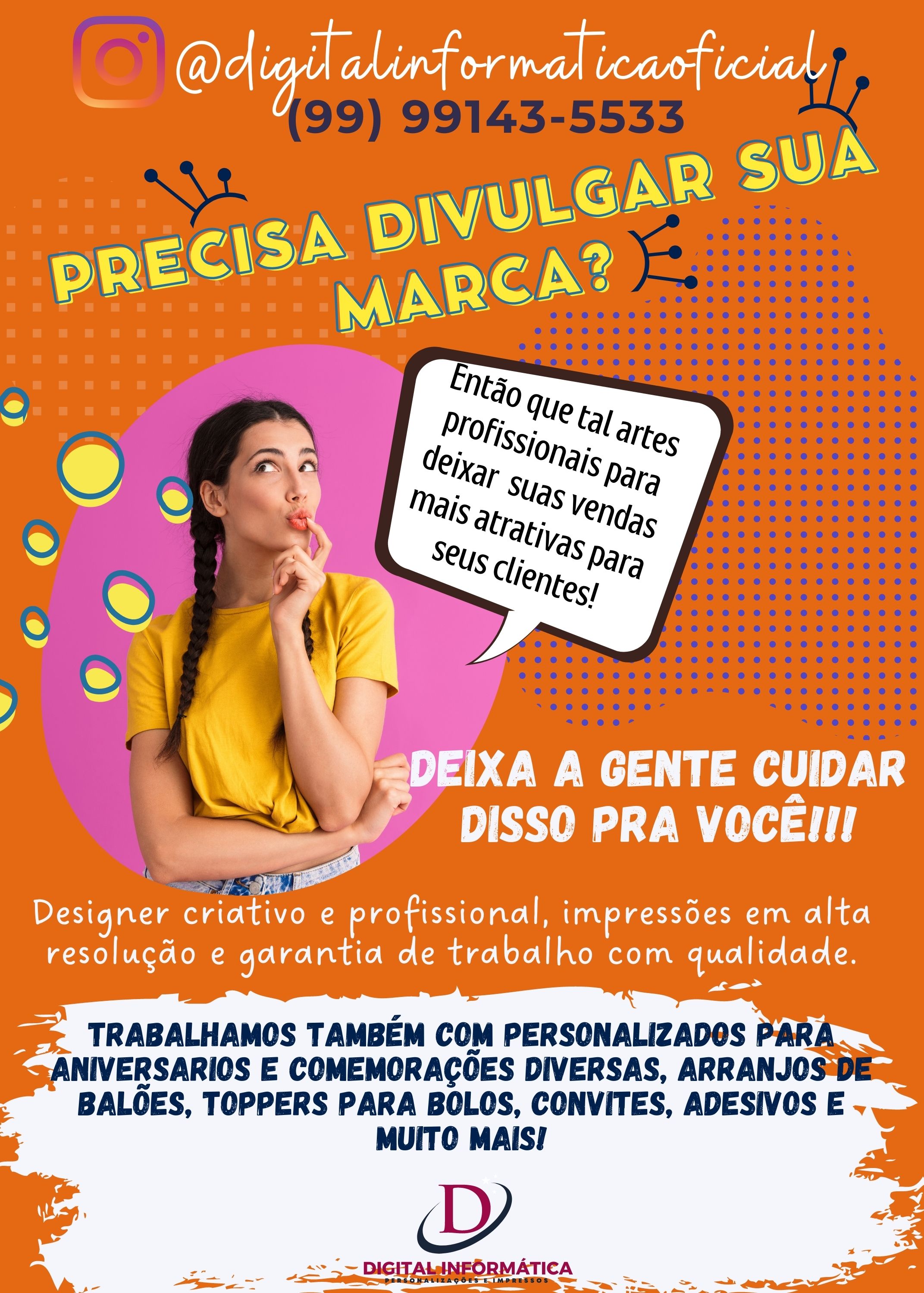 Desenvolvimento de artes e conteúdo digital