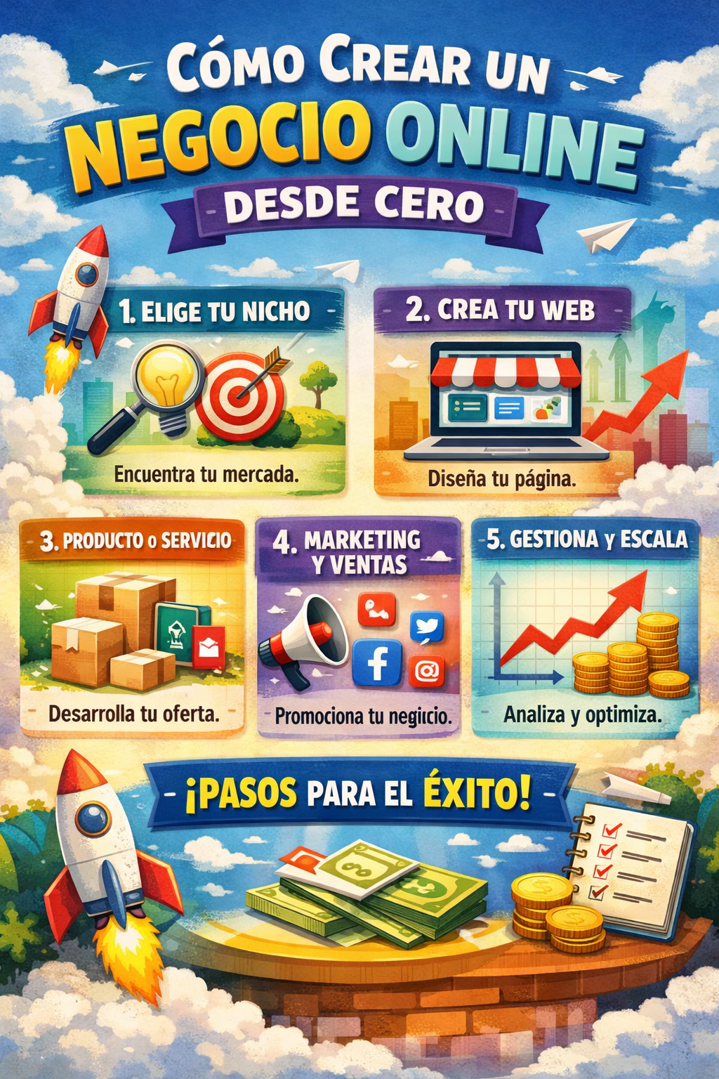 Como crear un negocio online desde cero | Hotmart