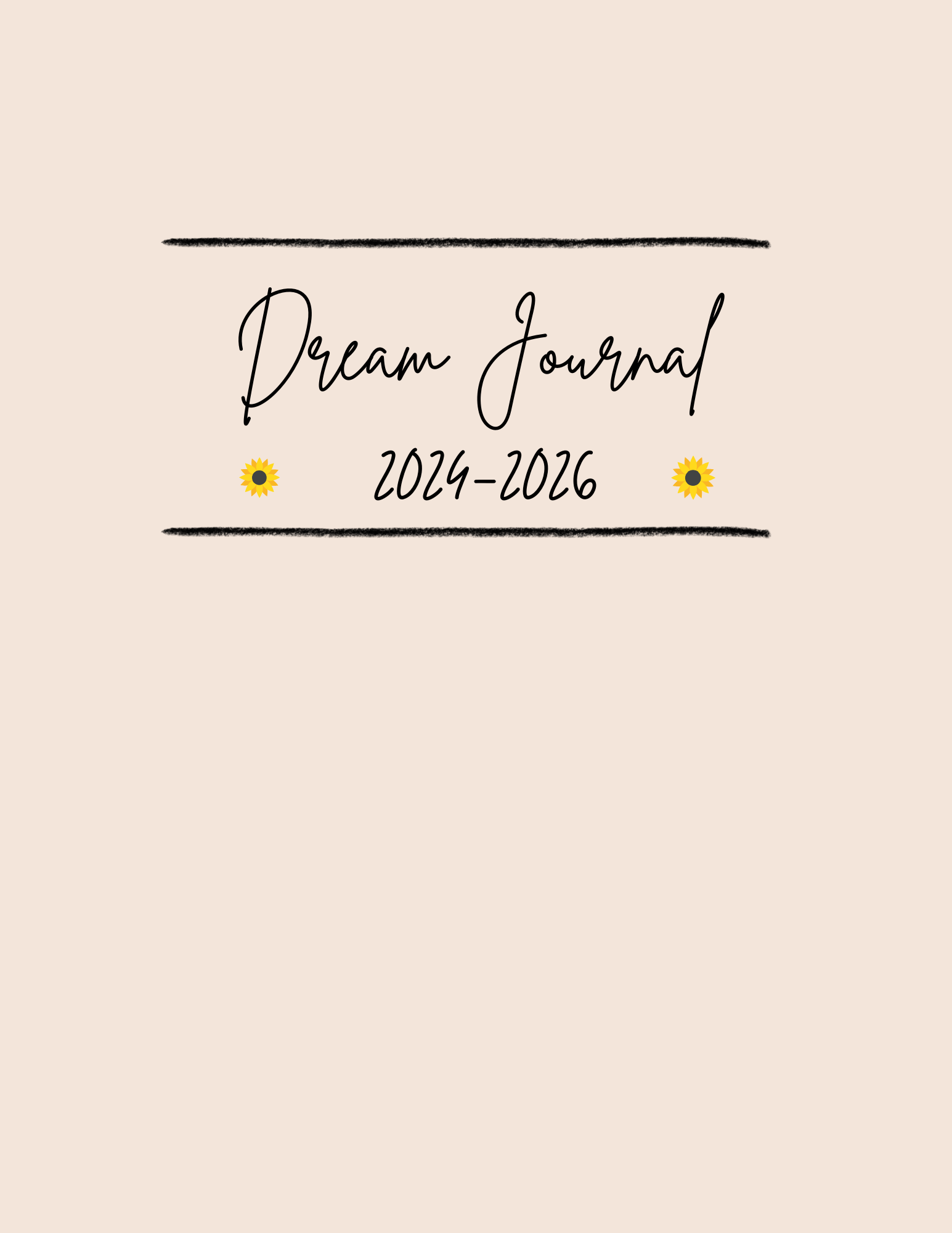 Dream Journal 2024-2026