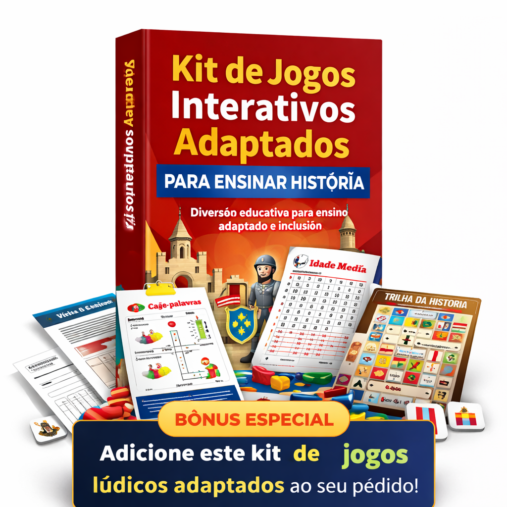 Kit de jogos interativos adaptados para ensinar História - Base Ed...