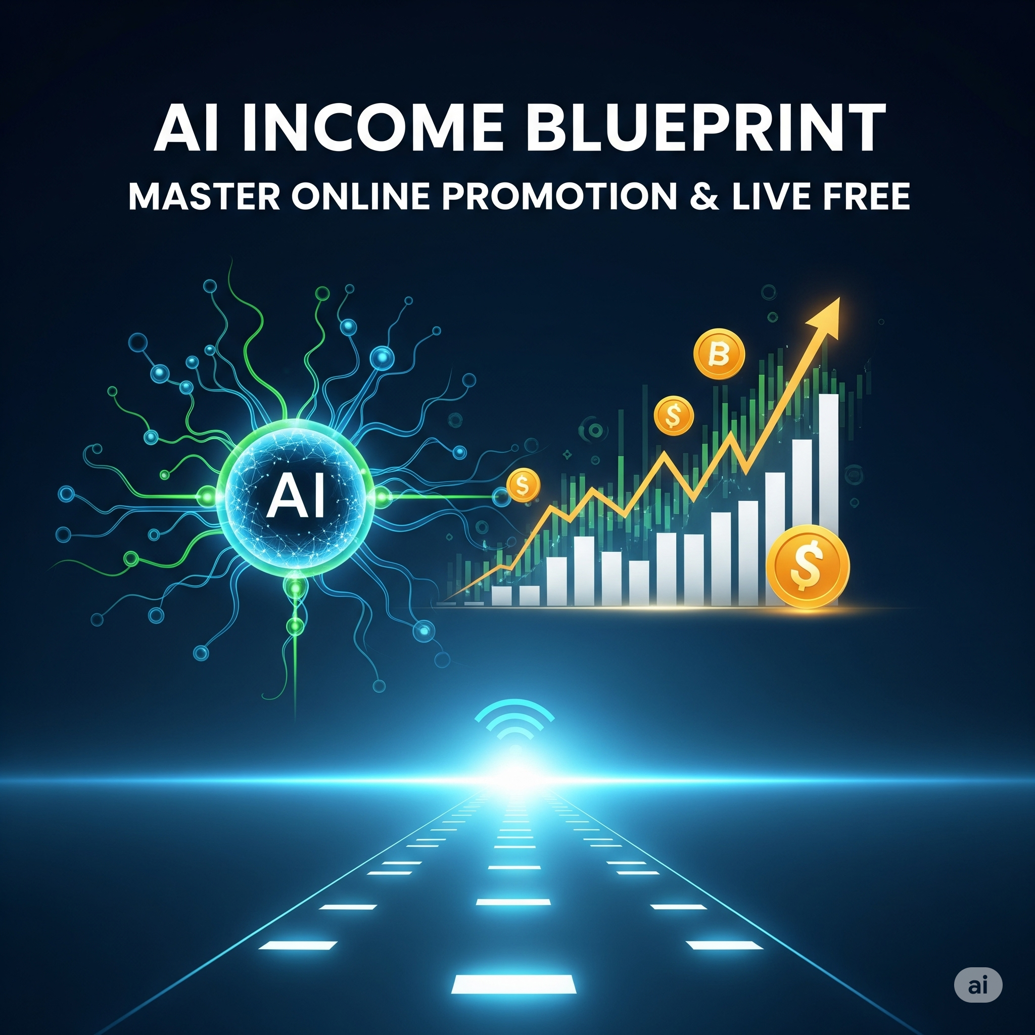 AI Income Blueprint: Master Online Promotion & Live Free
