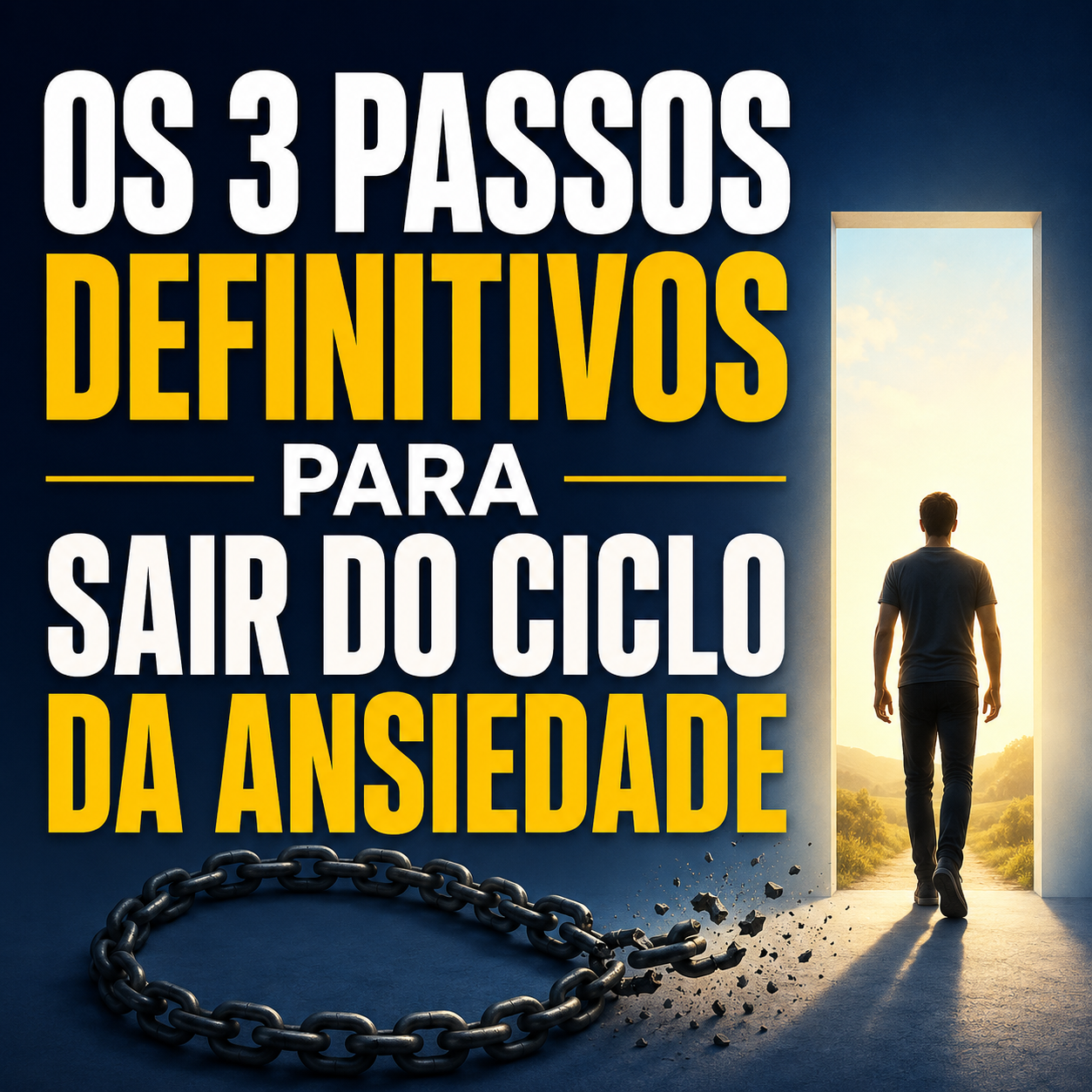 OS 3 PASSOS DEFINITIVOS PARA SAIR DO CICLO DA ANSIEDADE