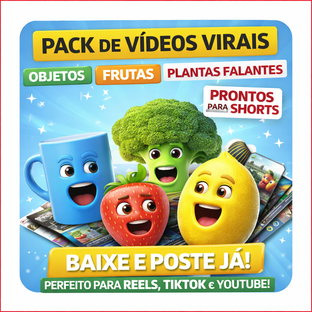 Thumbnail do pack de vídeos virais